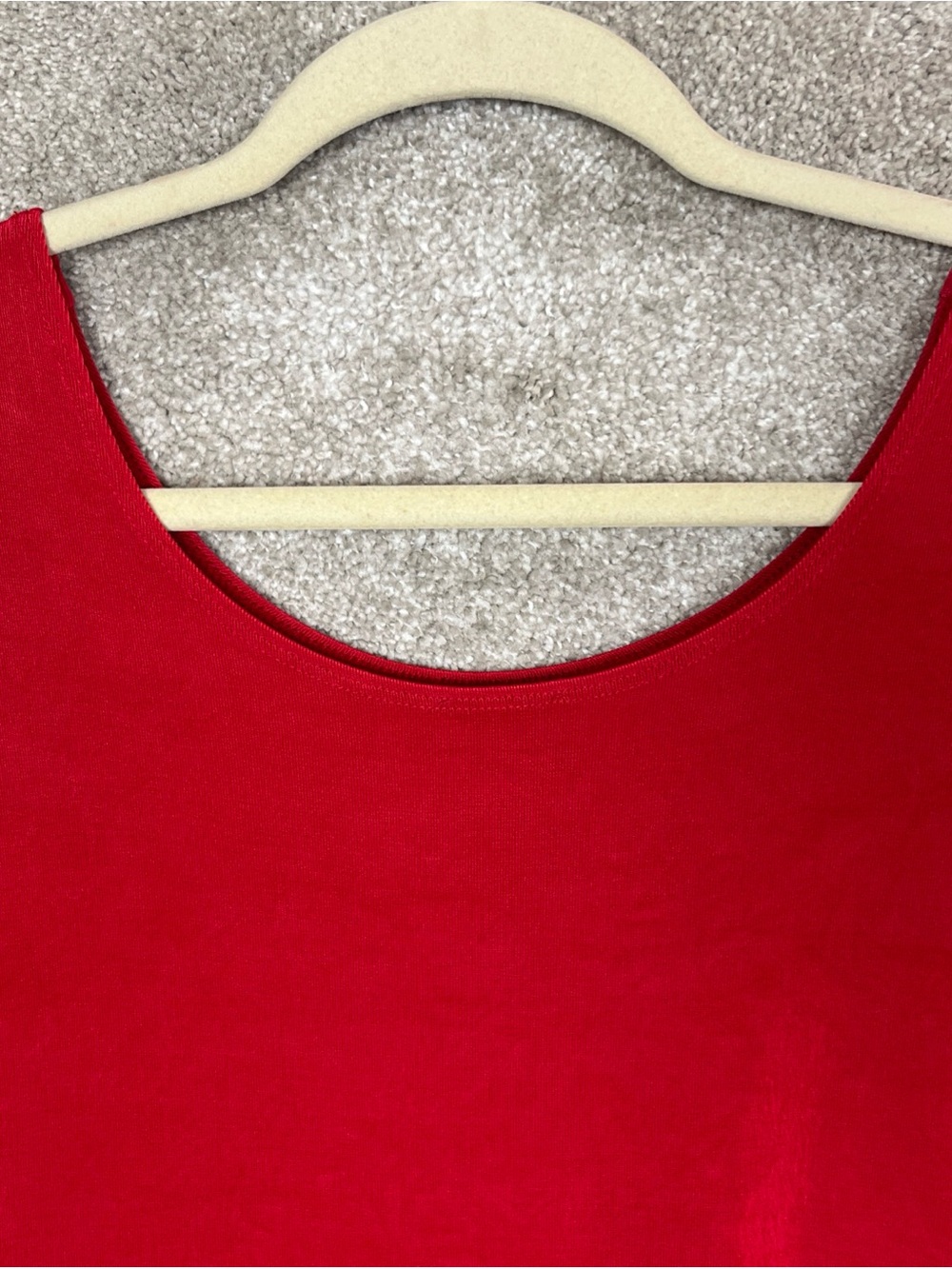 Chico's Travelers Tank Top Womens 3 Red Sleeveless Pullover Stretch Slinky-4855 - Picture 8 of 9